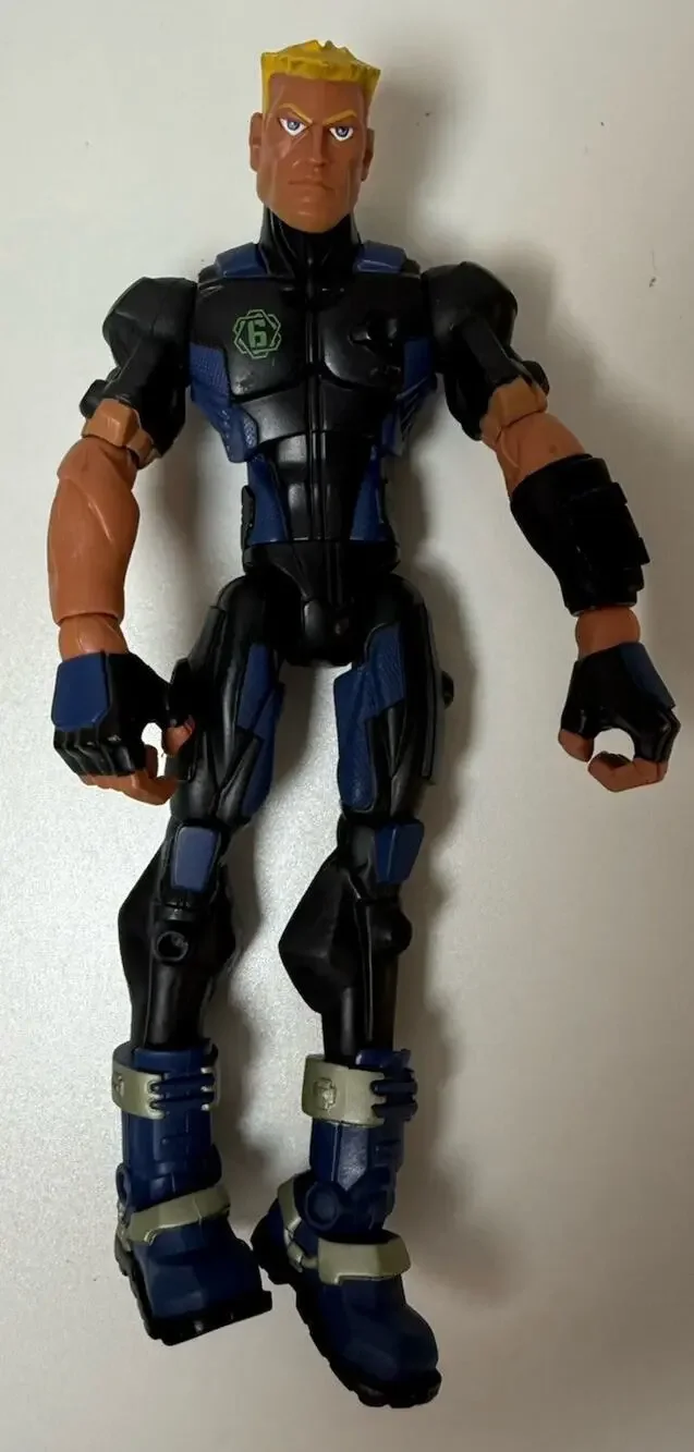 2005 Hasbro GI Joe Sigma 6 Sea Ops Duke 8” Action Figure Blue Black